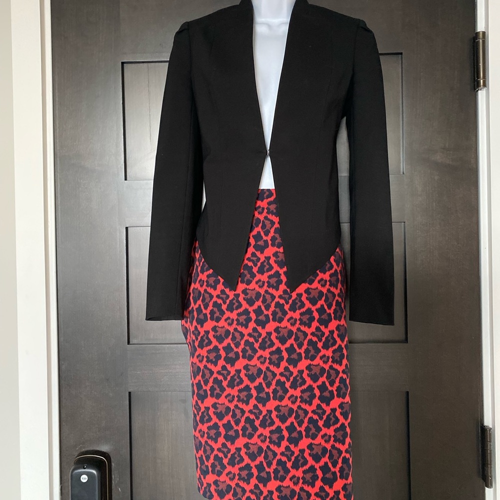 Animal print skirt